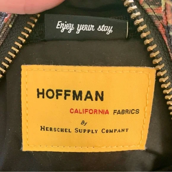 Herschel Supply Co. Hoffman Nova Mini Backpack Floral Tropical Print Black/Pink - Picture 11 of 14